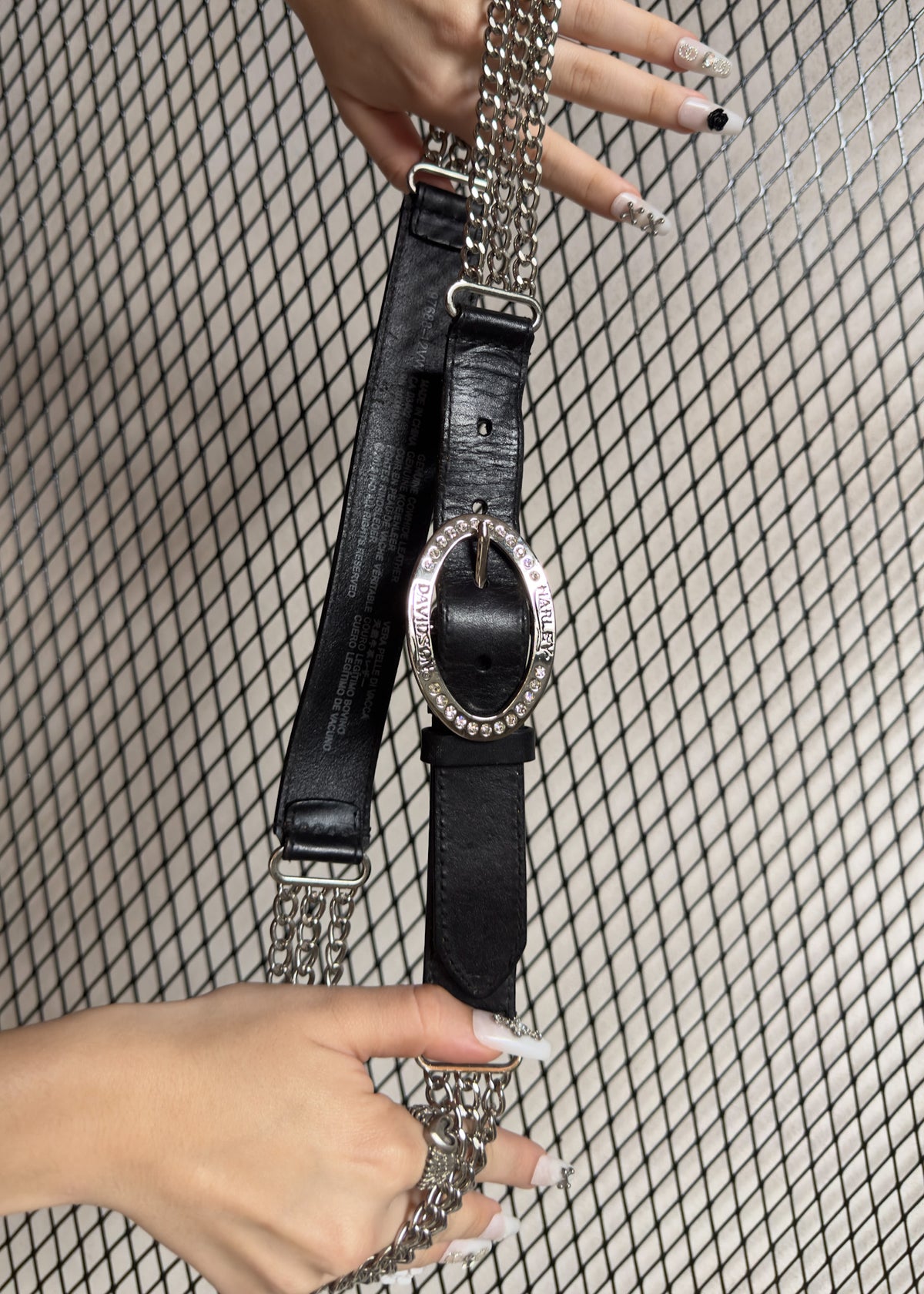 Harley Davidson 100% Leather Belt