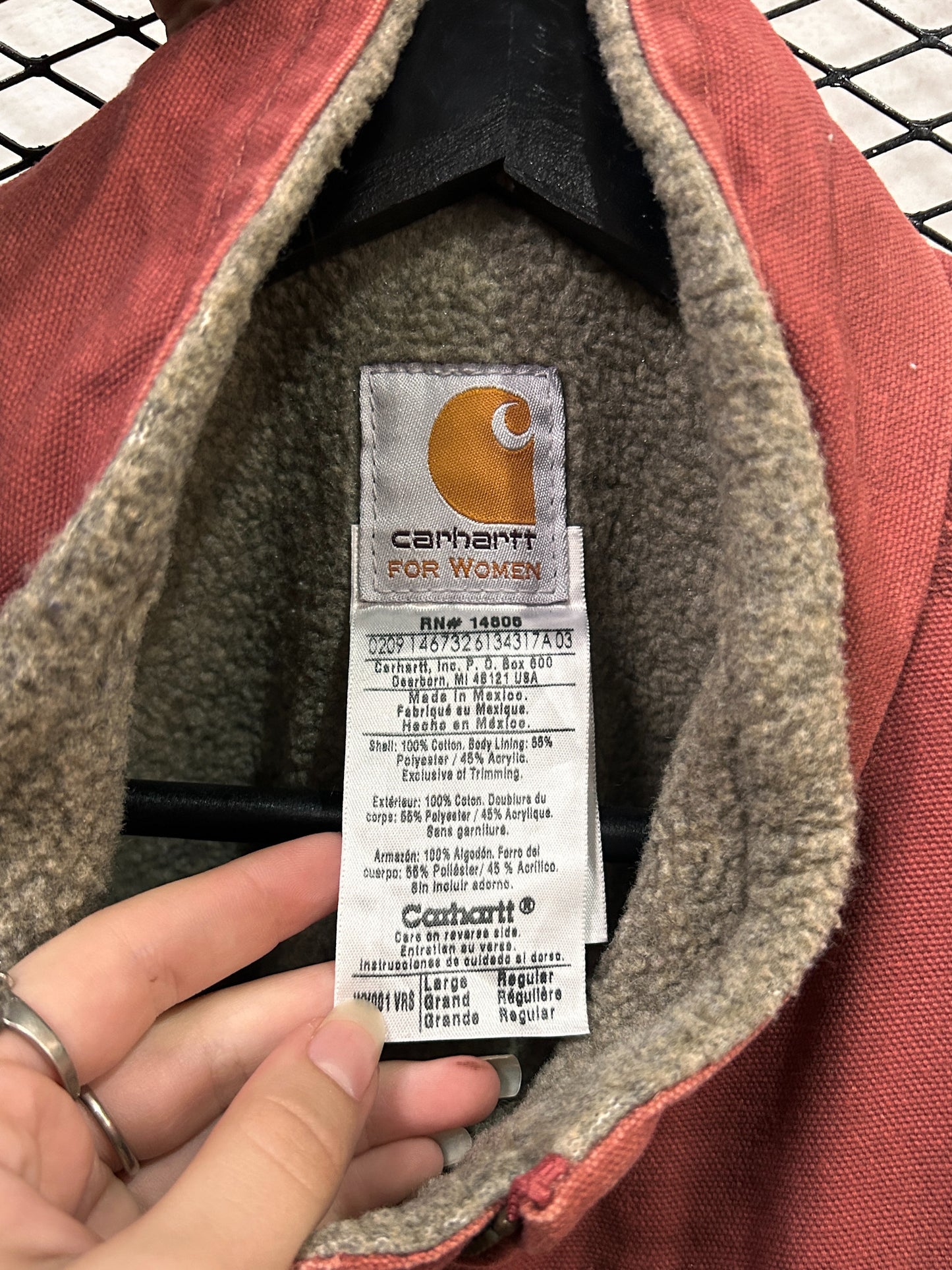 Carhartt Work Vest Faded Brick Best