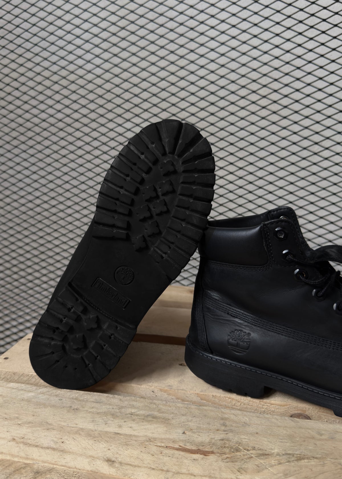 Timberlands Black Boots