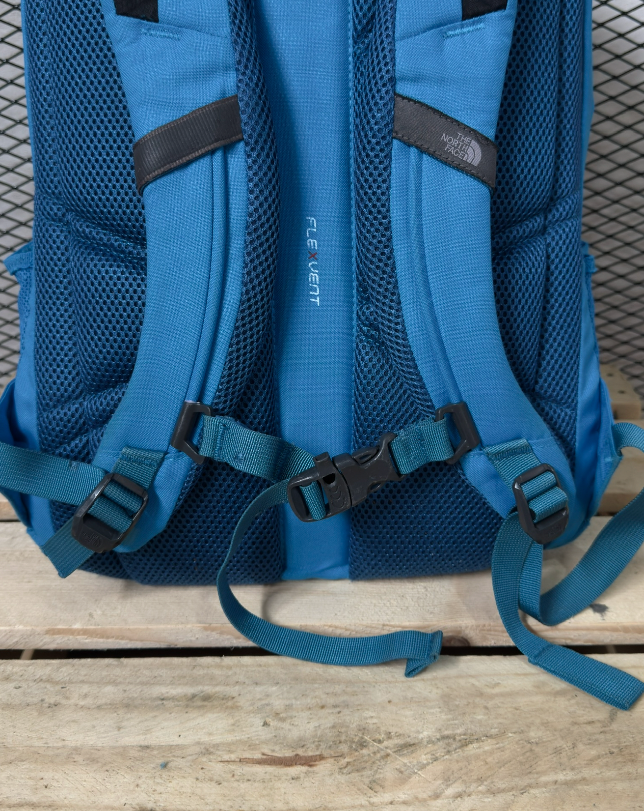 The North Face Blue Backpack