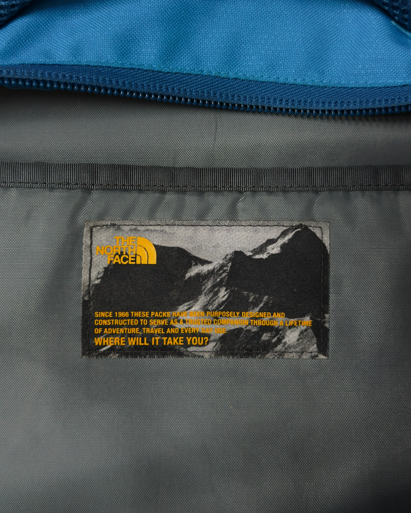The North Face Blue Backpack