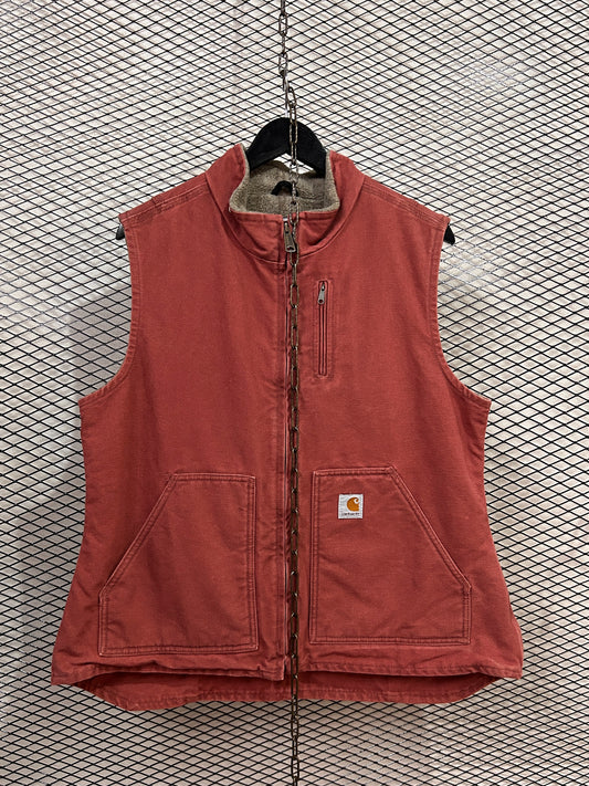Carhartt Work Vest Faded Brick Best