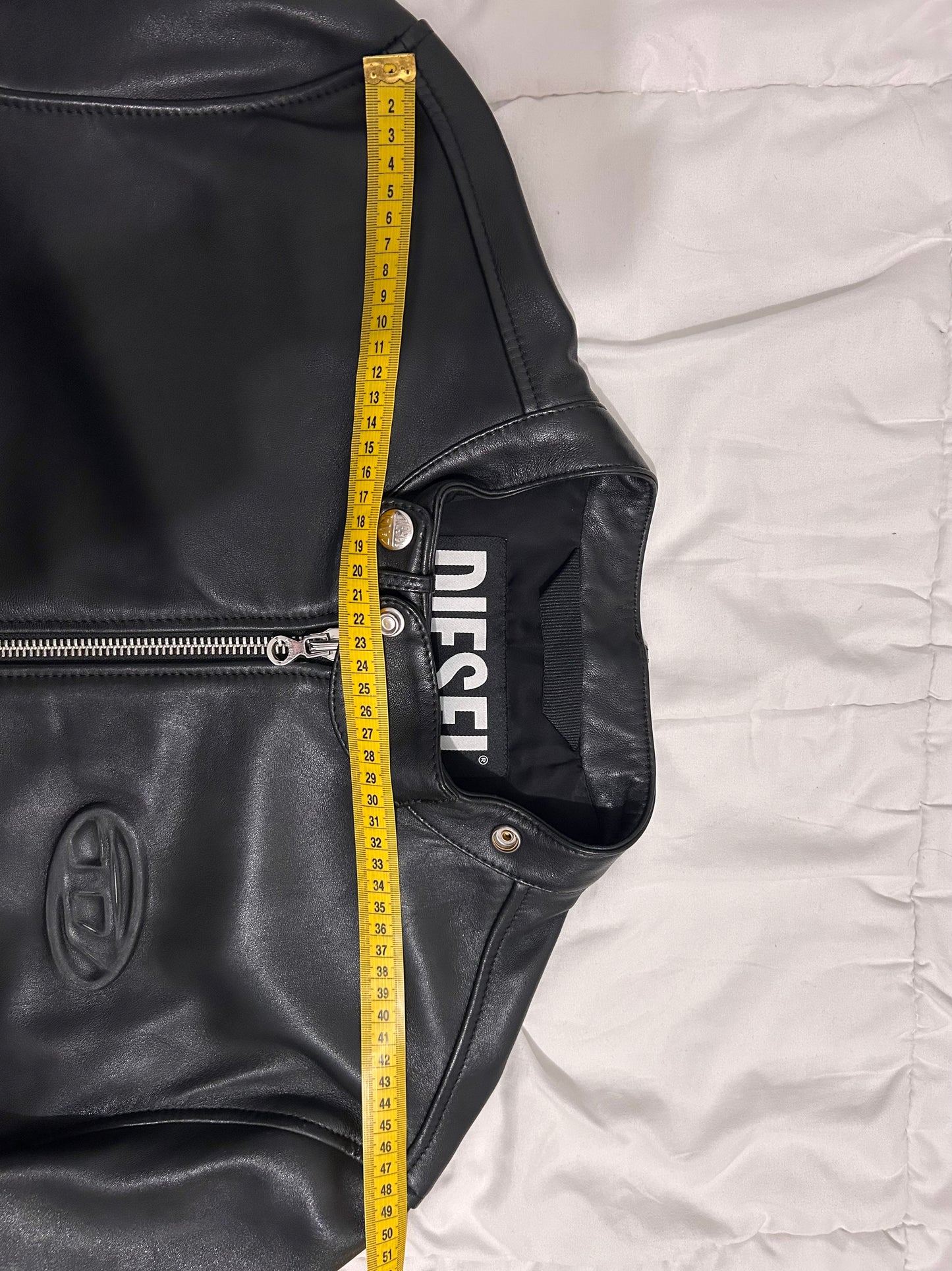 Diesel L-Metal Leather Jacket (Cuero Ovino Premium)