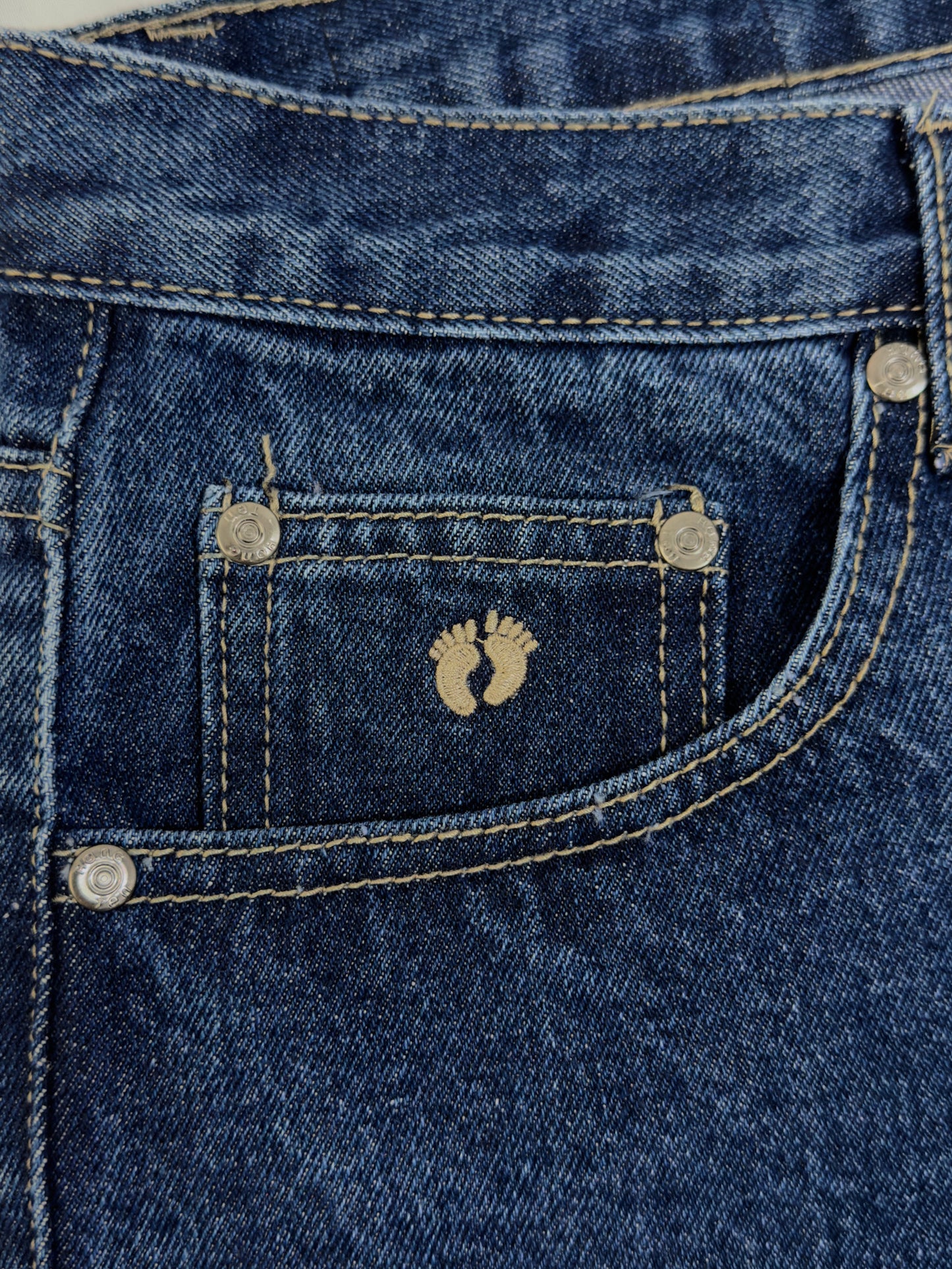 Hangten Gold Denim Jeans