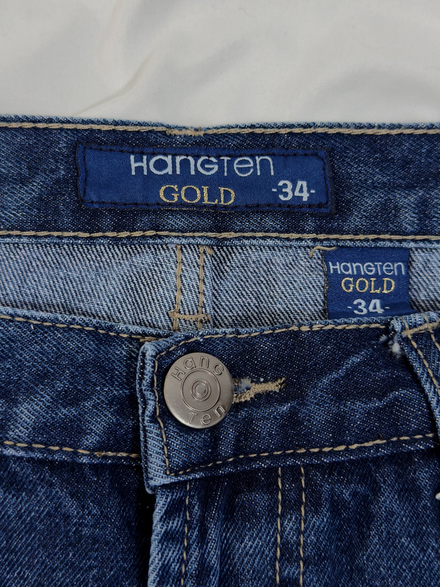 Hangten Gold Denim Jeans