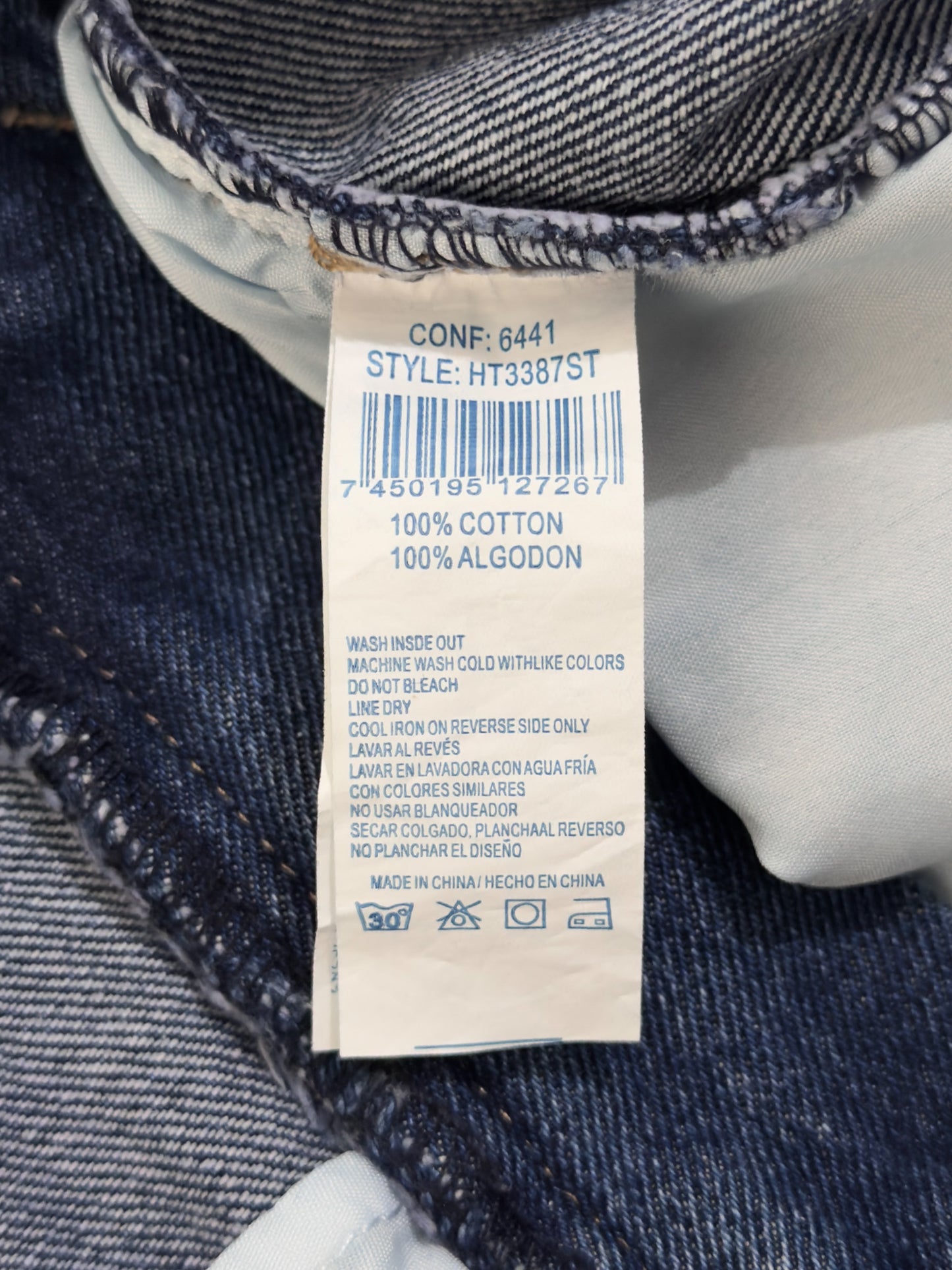 Hangten Gold Denim Jeans