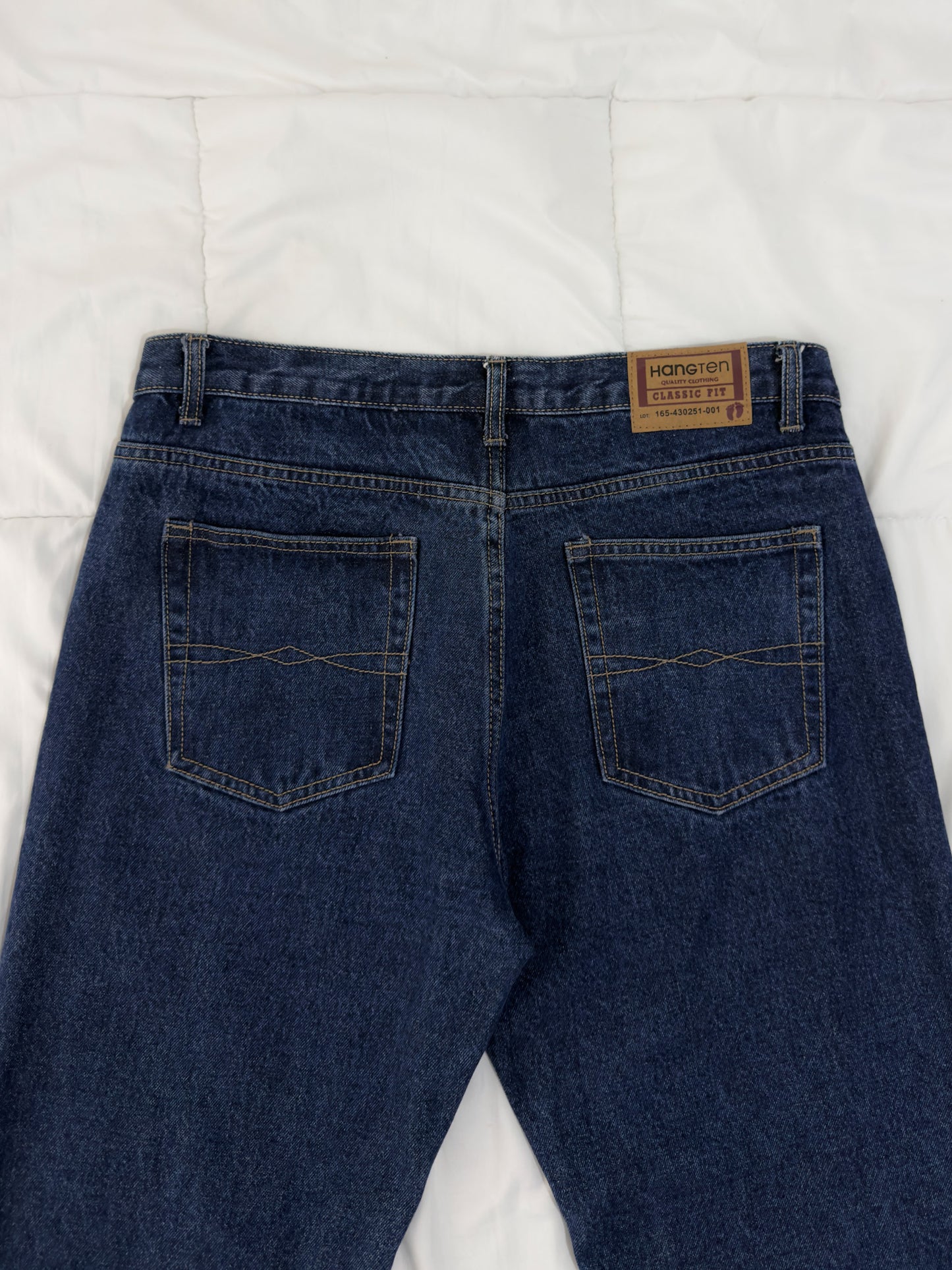 Hangten Gold Denim Jeans