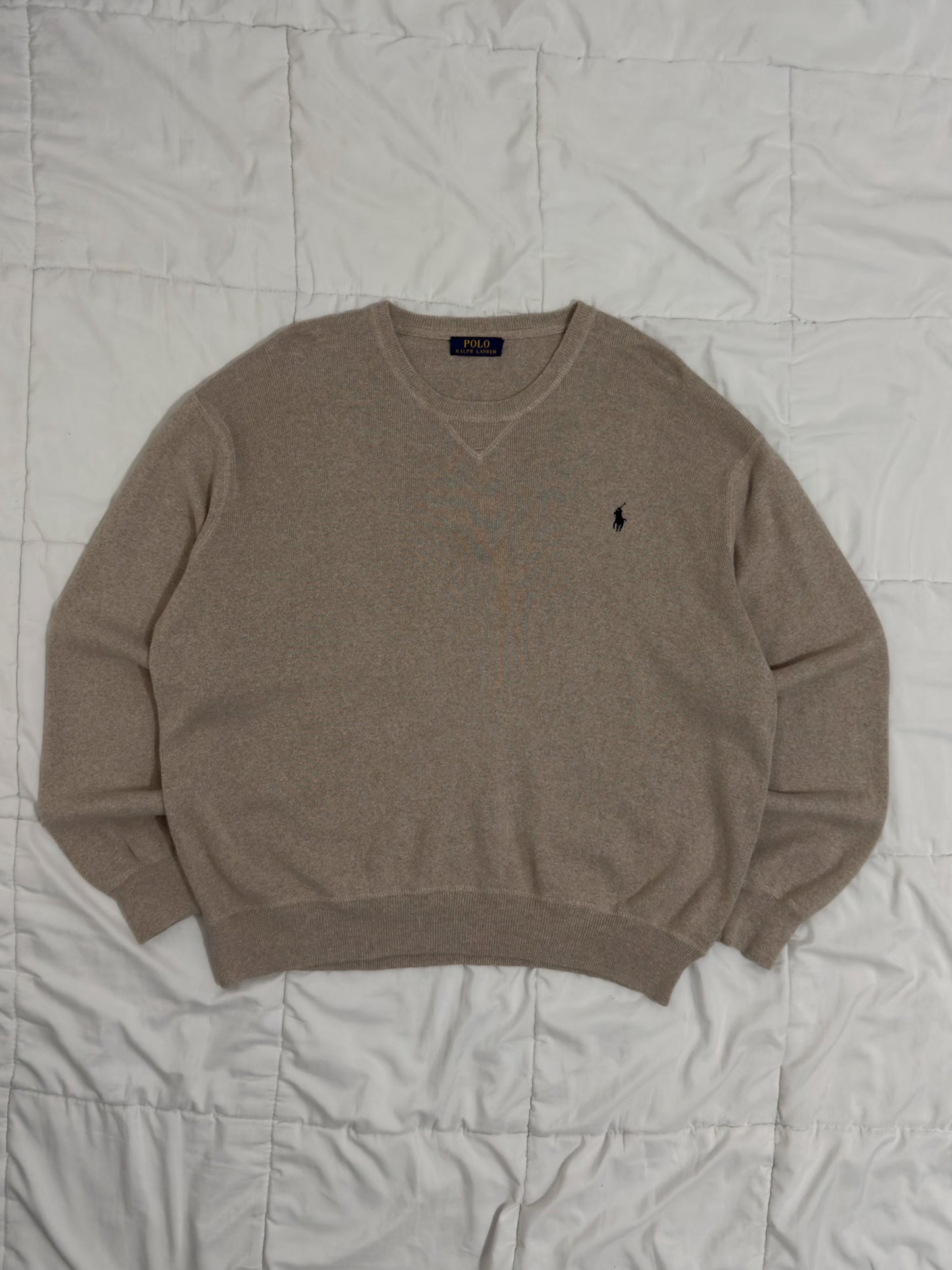 Polo Cream Crew Neck