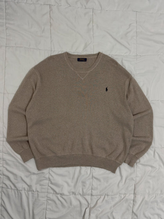 Polo Cream Crewneck