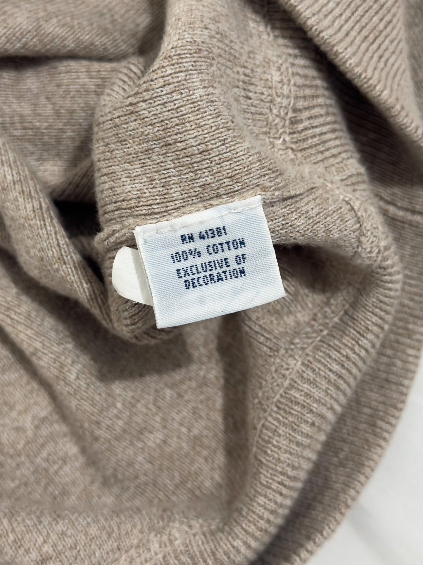 Polo Cream Crew Neck