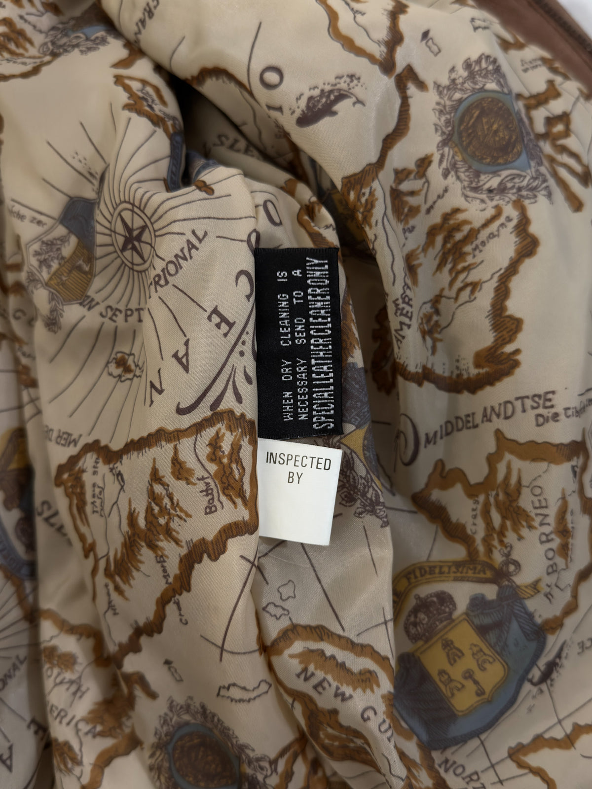 100% Cuero Luis Alvear Aviator Jaket