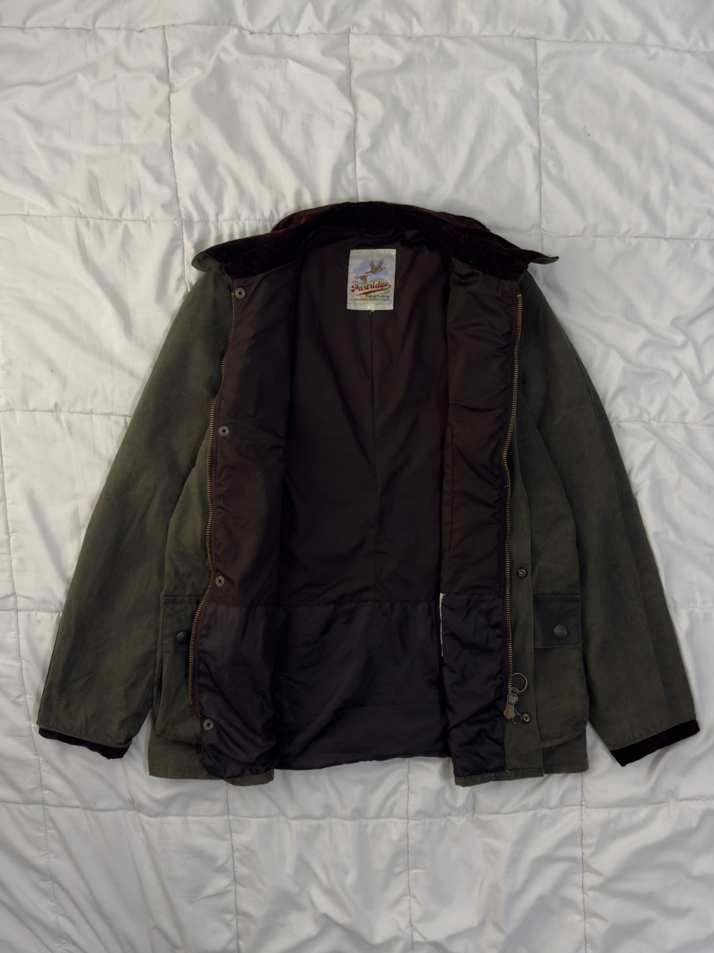 Chaqueta de algodón encerado John Partridge Landowner (c. 1990 - 2000)