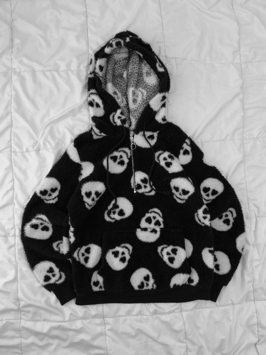 Skull Zip Hoodie