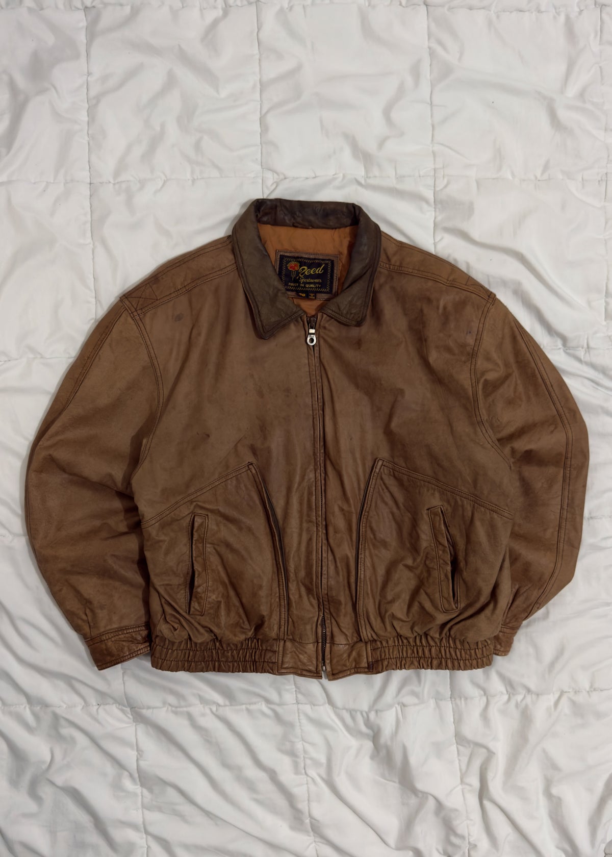 100% Cuero Jacket Reed