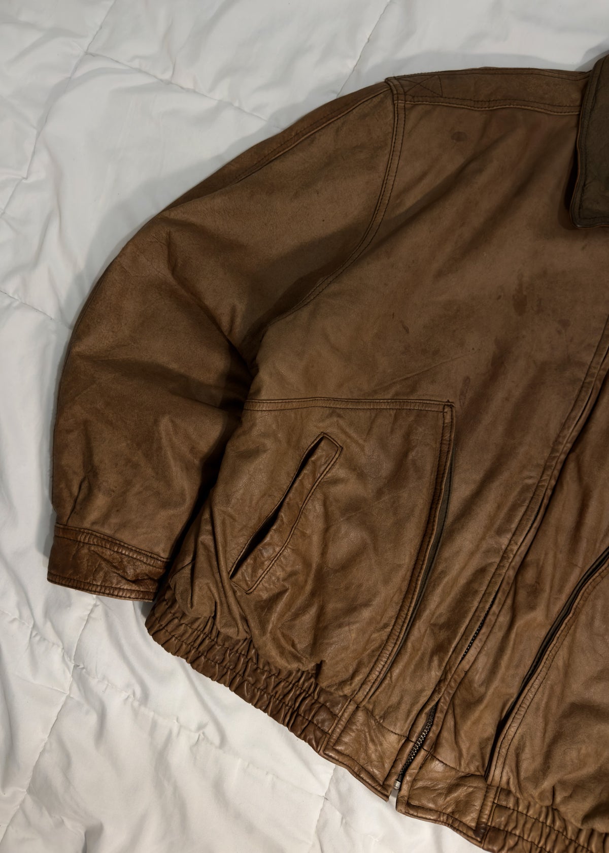 100% Cuero Jacket Reed