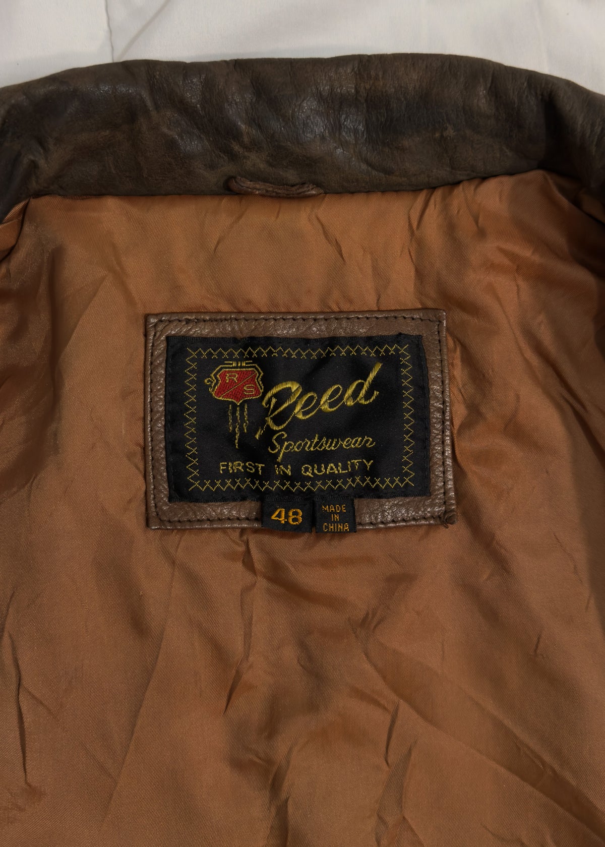 100% Cuero Jacket Reed