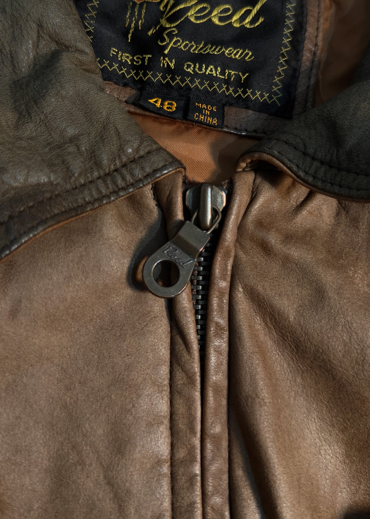 100% Cuero Jacket Reed