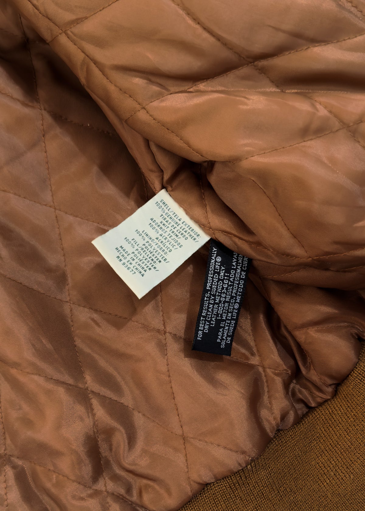 100% Cuero St John’s Bay Jacket