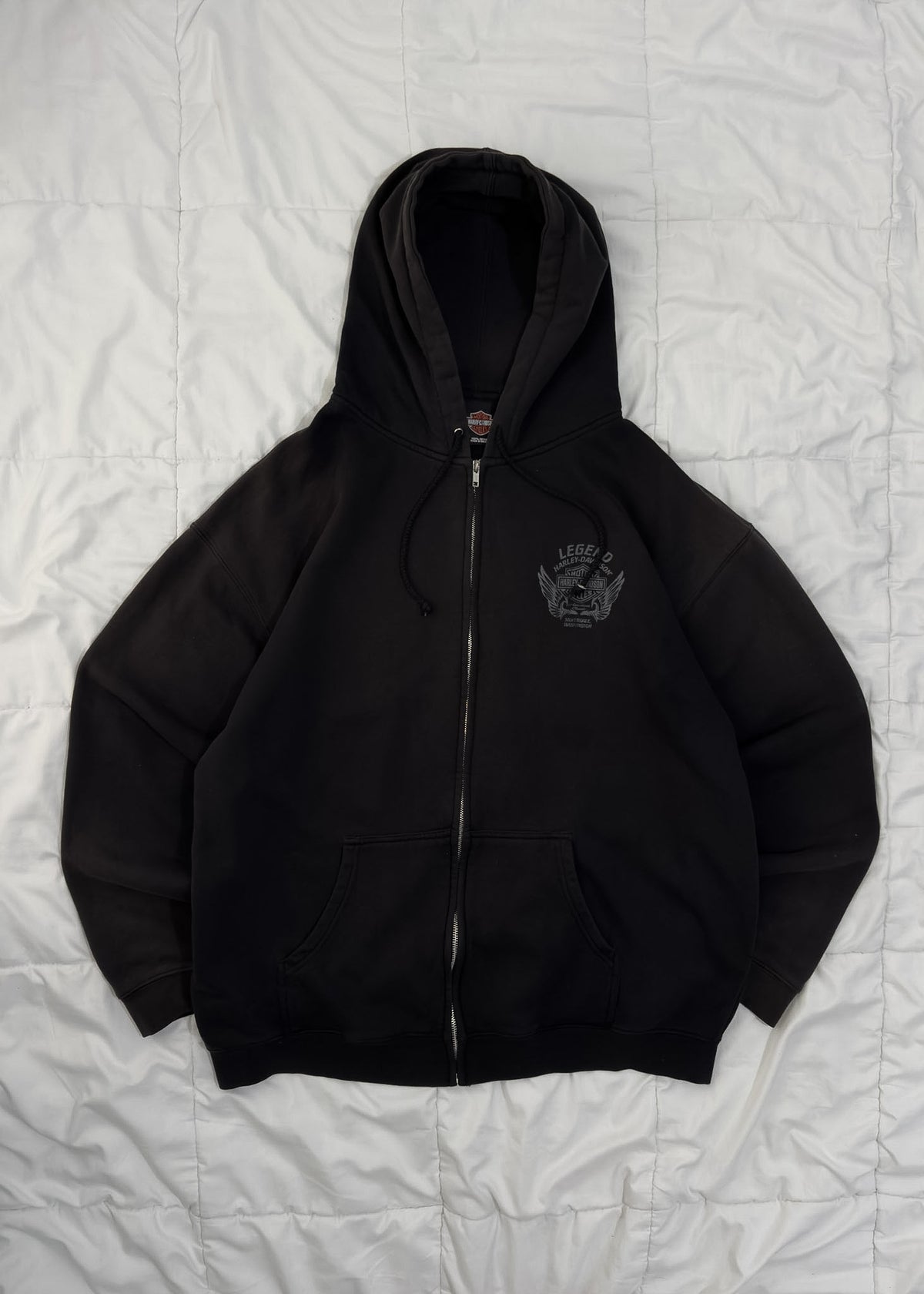 Harley Davidson zip Hoodie