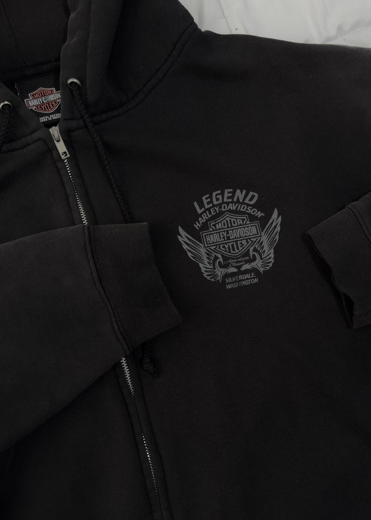 Harley Davidson zip Hoodie