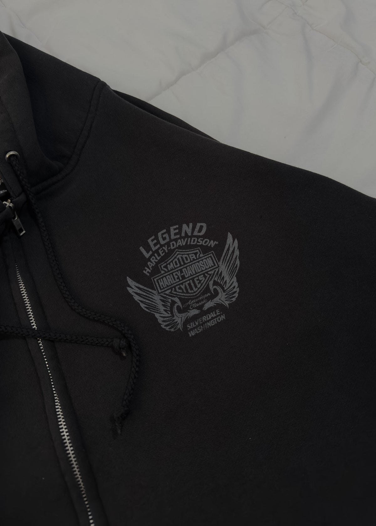 Harley Davidson zip Hoodie