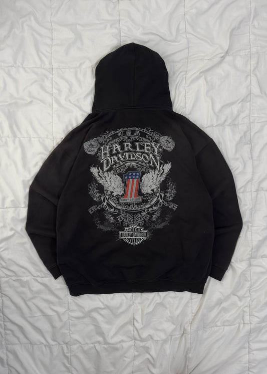 Harley Davidson zip Hoodie