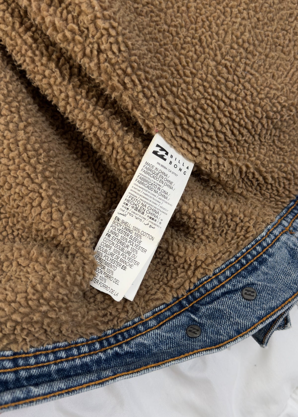 Billabong Trucker Sherpa Jacket