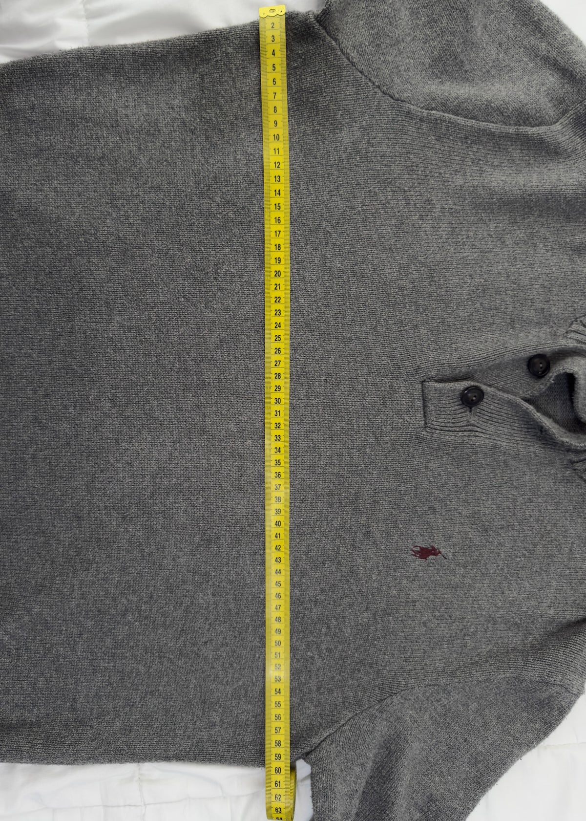 Polo Quarter Botton Crewneck