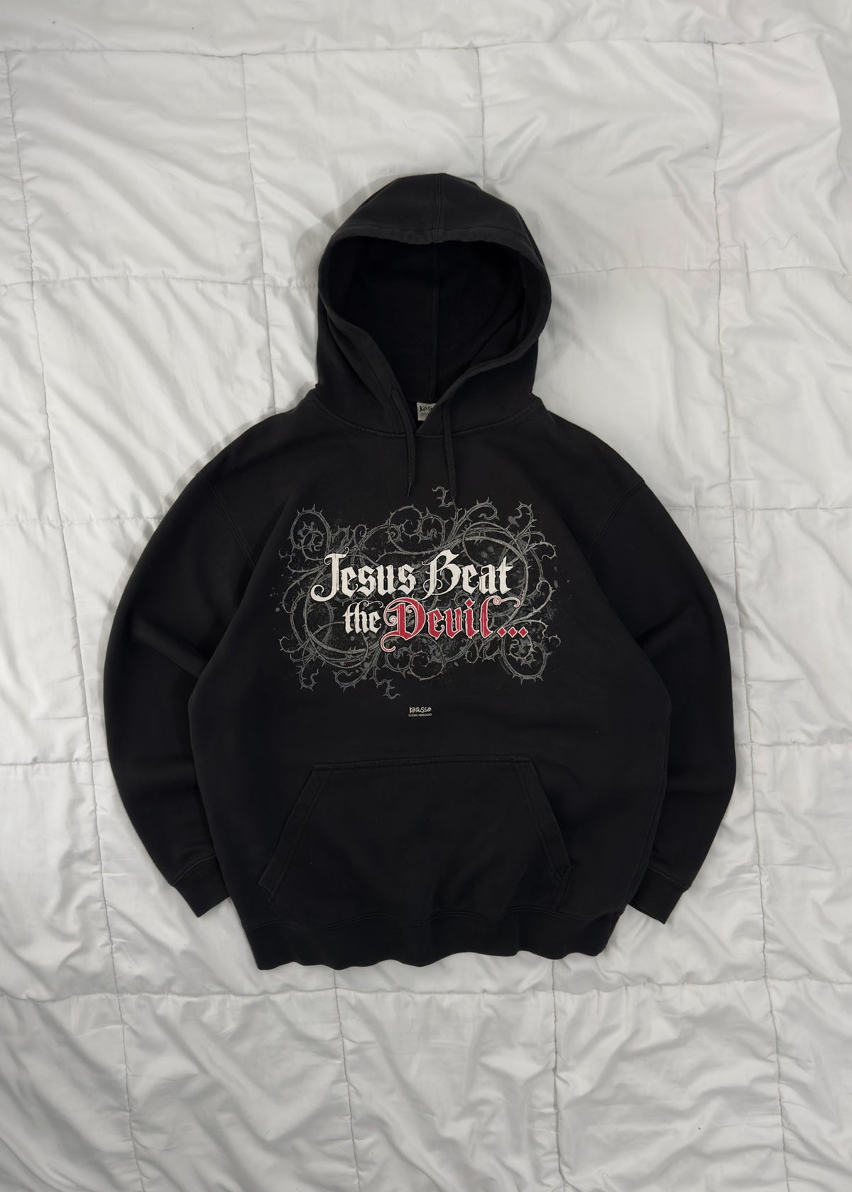 Jesús Beat The Devil Hoodie