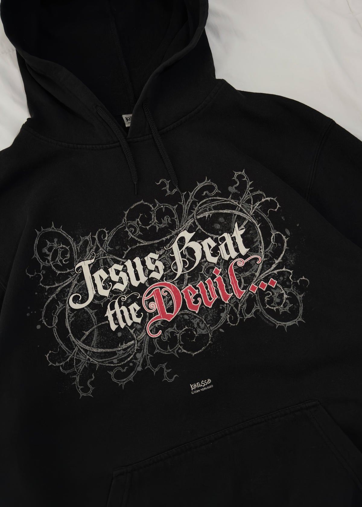 Jesús Beat The Devil Hoodie