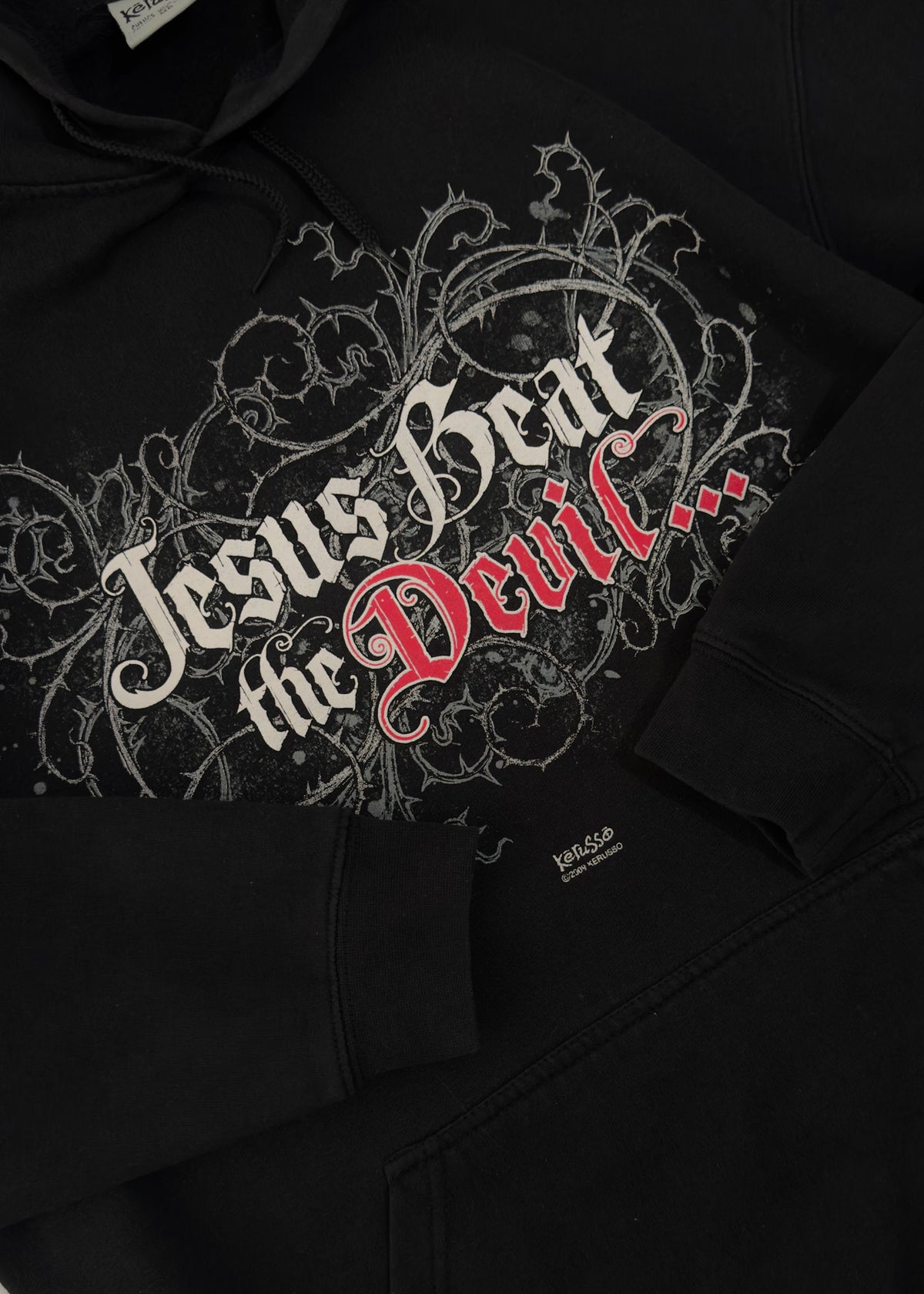 Jesús Beat The Devil Hoodie