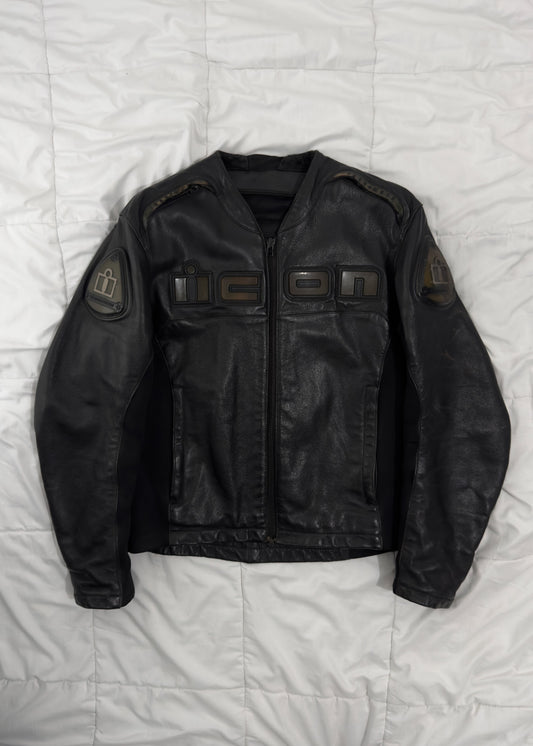 Racing Jacket Accelerant Icon 100% Cuero