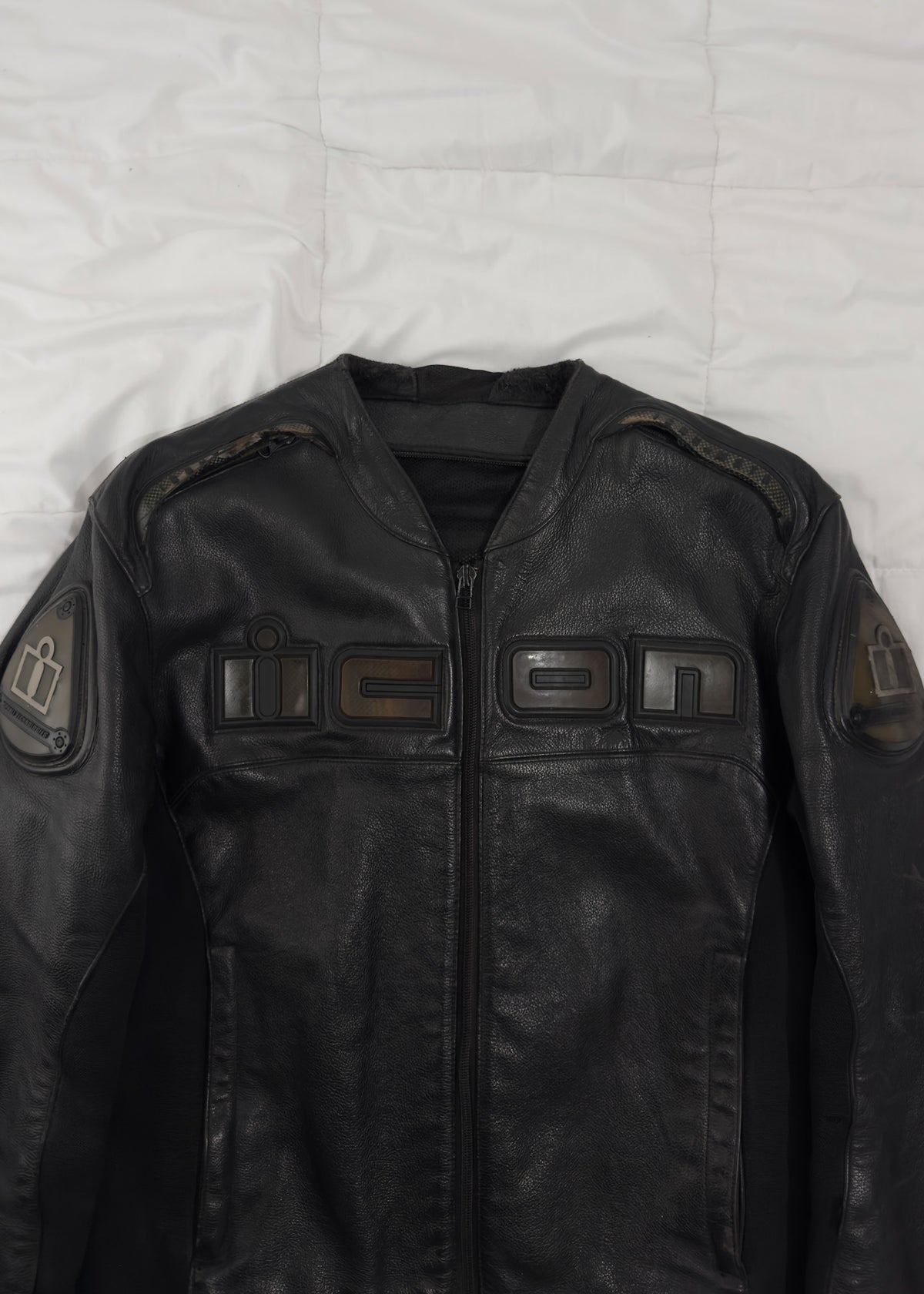Racing Jacket Accelerant Icon 100% Cuero