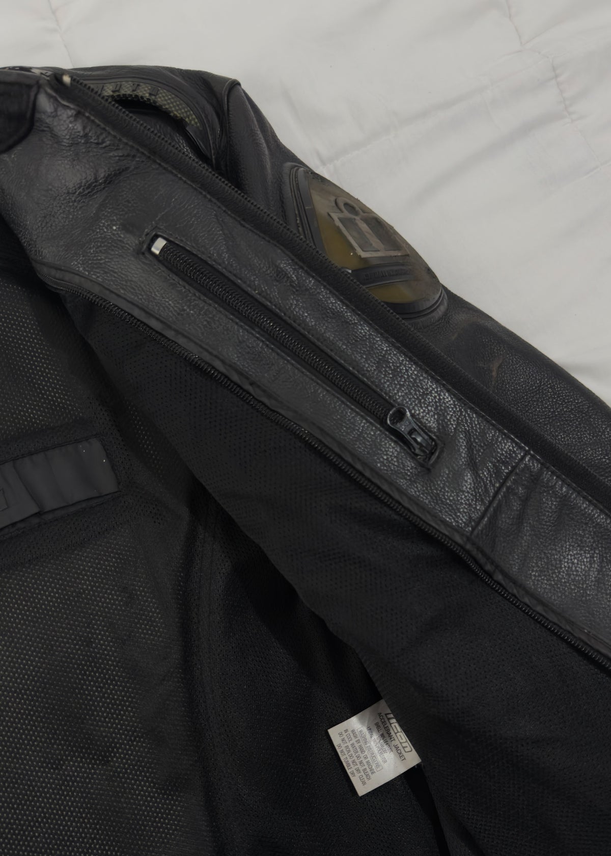 Racing Jacket Accelerant Icon 100% Cuero