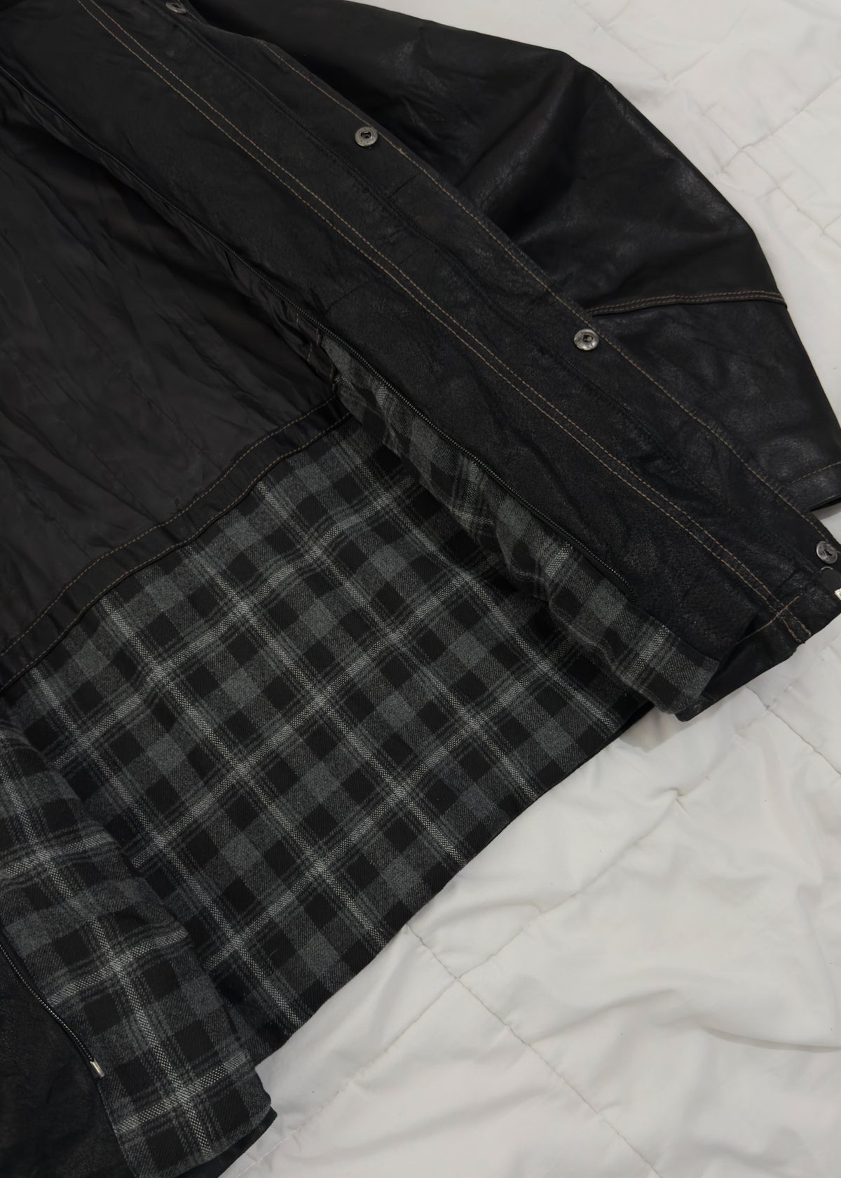100% Cuero Trucker Jacket