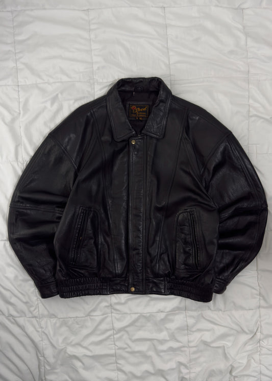 100% Cuero Bomber Jacket Reed