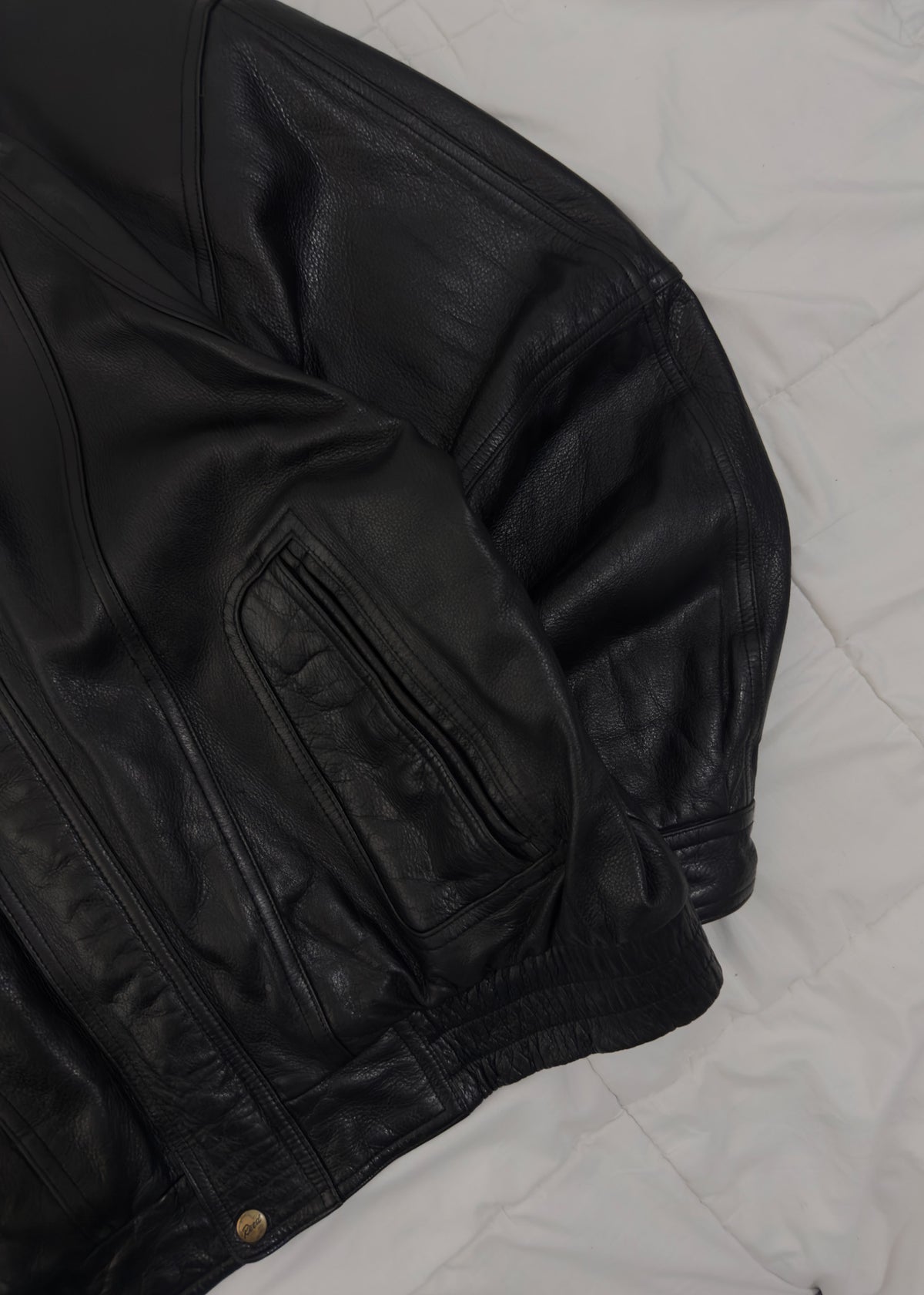 100% Cuero Bomber Jacket Reed