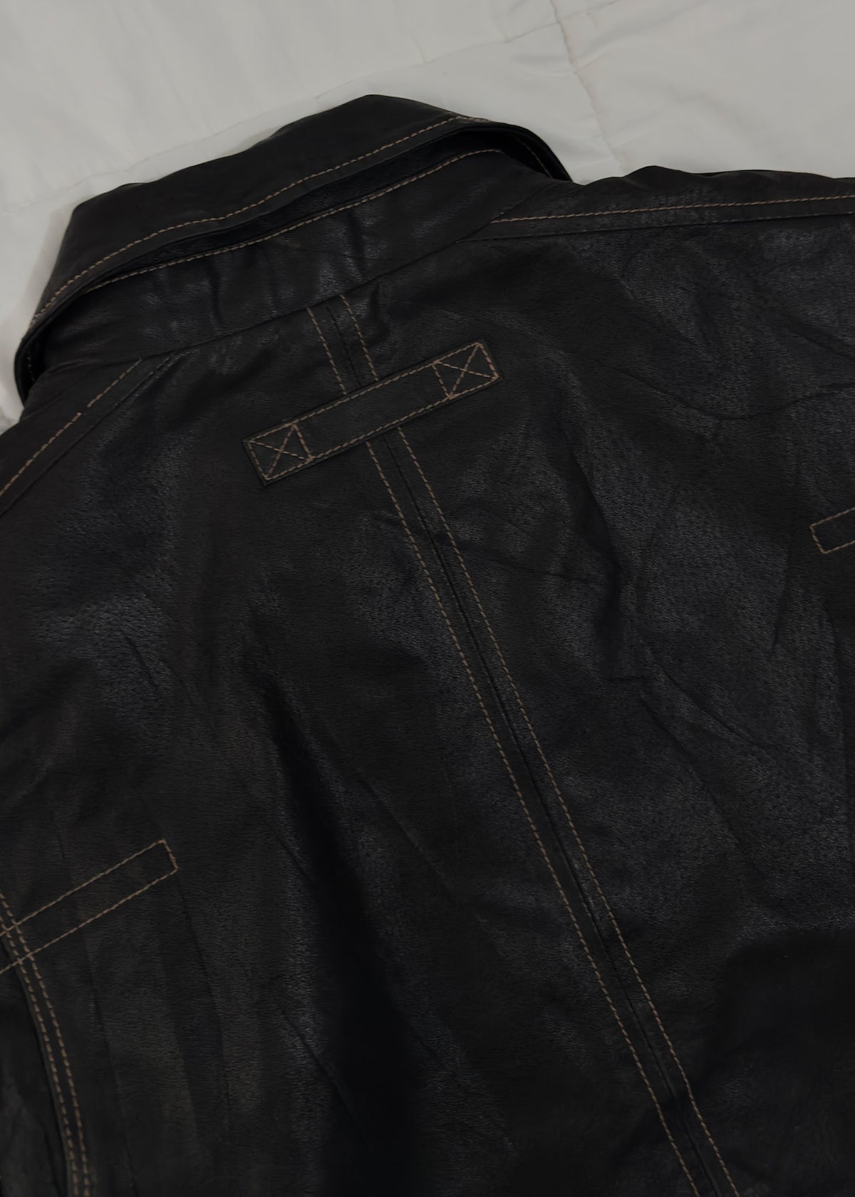 100% Cuero Trucker Jacket