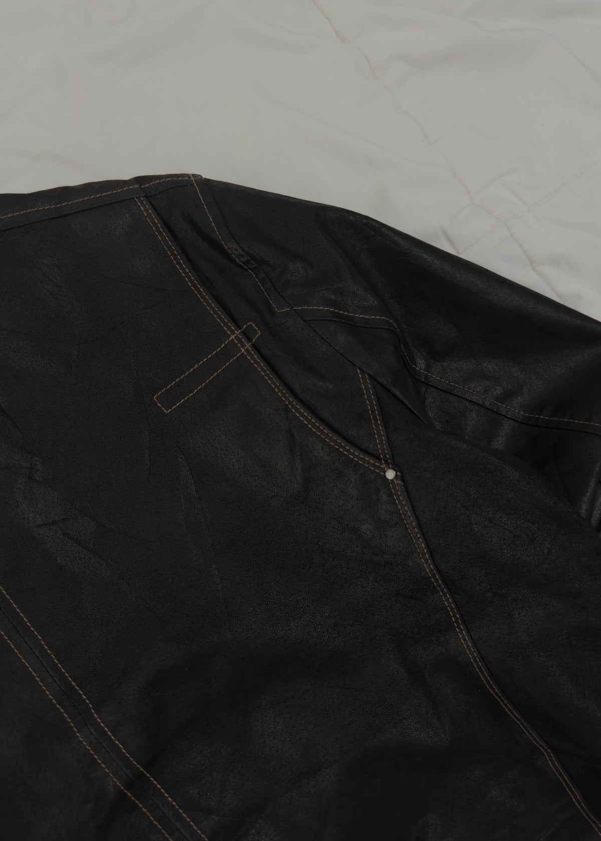 100% Cuero Trucker Jacket