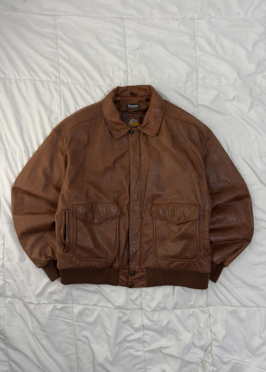 Adventure Bound 100% Cuero Aviator Jacket