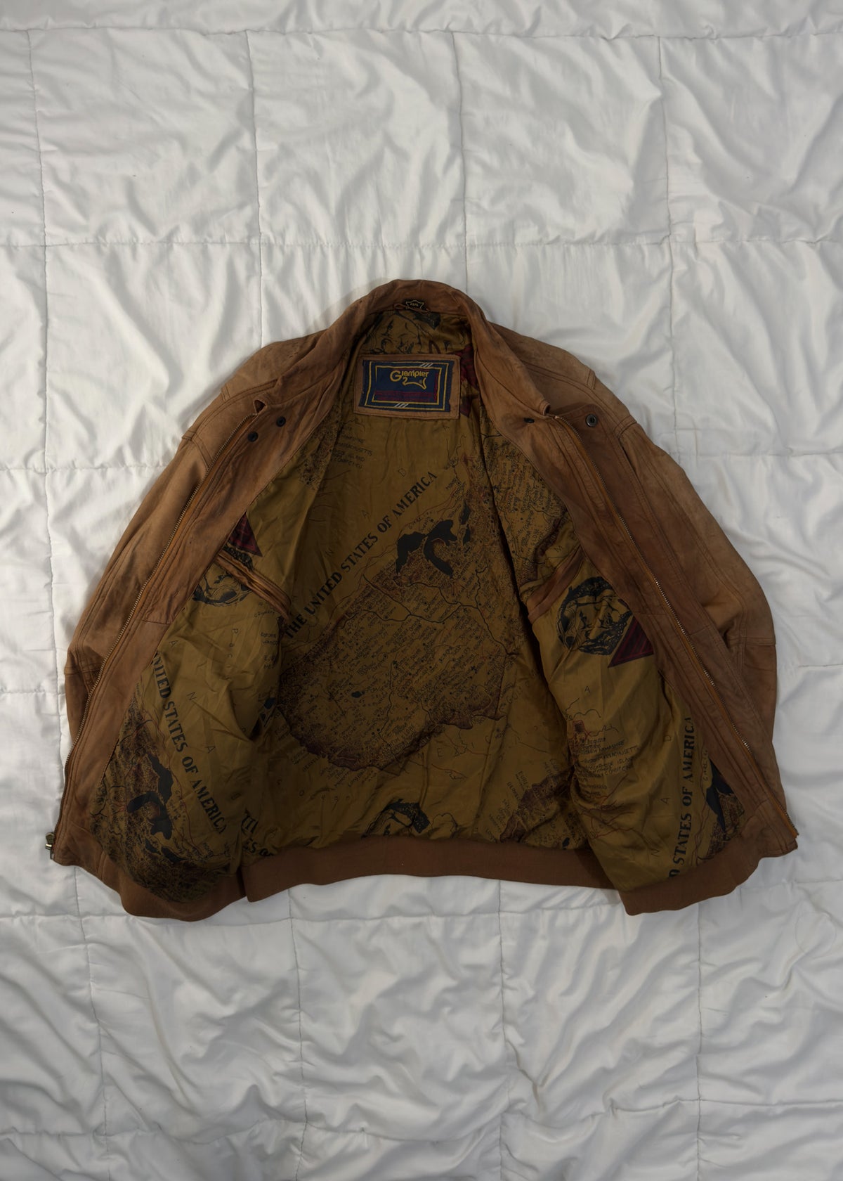 100% Cuero Giampier Aviator Jacket