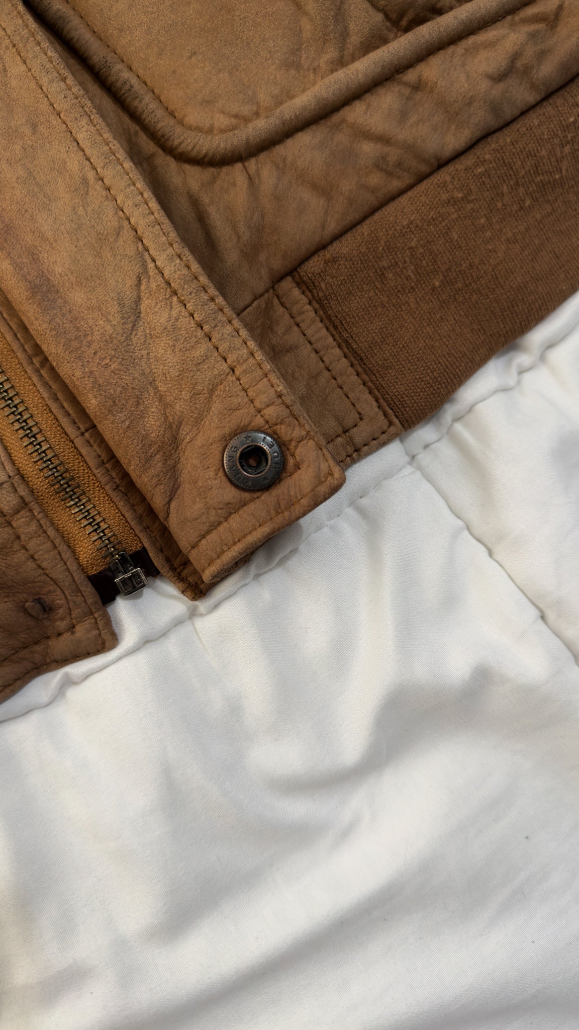 100% Cuero Giampier Aviator Jacket