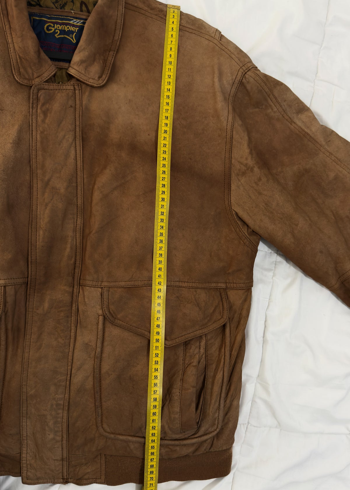 100% Cuero Giampier Aviator Jacket