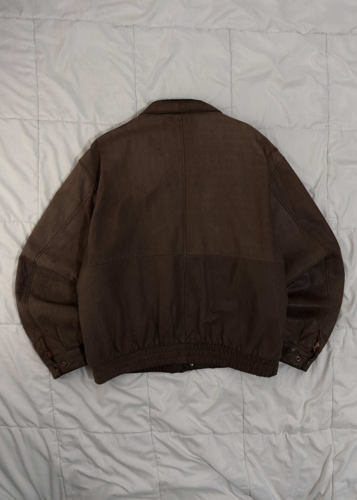 100% Cuero Club International Aviator Jacket